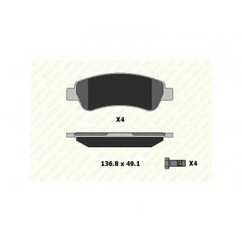 FREN BALATASI ON PARTNER BERLINGO P307