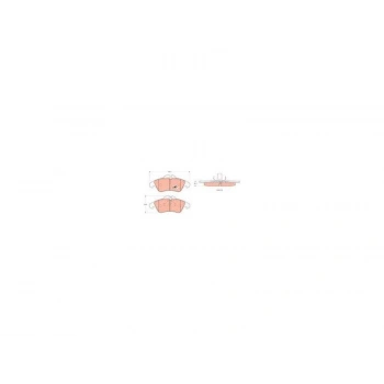 FREN BALATASI ON V-CLASS 638/2 97>03 VITO 638 97>03 SPRINTER 97>06 LT 28/35 96>06