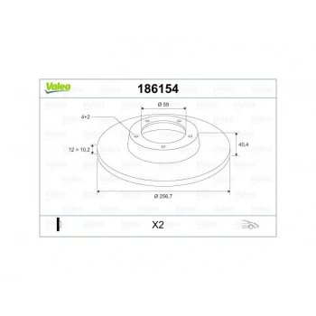 FREN DISKI ON DELIKSIZ TEMPRA-TIPO-MAREA-BRAVA-BRAVO 96> ALFA ROMEO 145-146 LANCIA DELTA-YPSILON (25