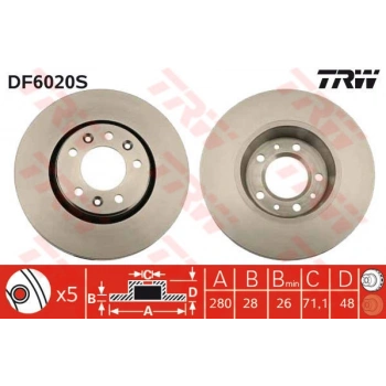 FREN DISKI ON HAVALI JUMPY 2007-