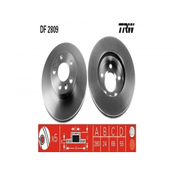 FREN DISKI ON (HAVALI) TRANSPORTER T4 CARAVELLE