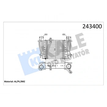 INTERCOOLER CLIO III 1.5DCI 05 > MODUS 1.5DCI 04 > AL/PL