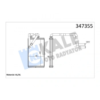 KALORIFER ASX OUTLANDER II- 4007-4008
