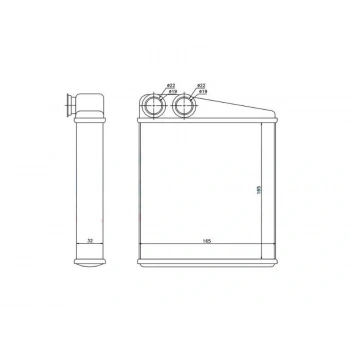KALORIFER RADYATORU  CLIO III-MODUS 04>TWNG 07>