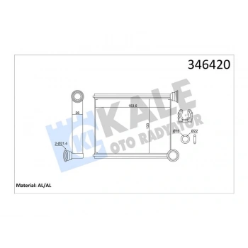 KALORIFER RADYATORU CLIO IV SANDERO