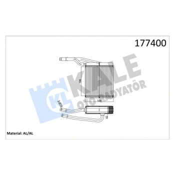 KALORIFER TRANSIT CONNECT FOCUS 1.8 TDCI SOL DIREKSIYON AL/BRZ