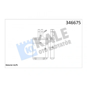 KALORIFER VECTRA B AL MKNK