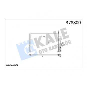 KLIMA RADYATORU FIESTA V 1.25 1.3 1.4 1.6 TDCI FUSION 1.25 1.4 1.6 LPG TDCI  02-08