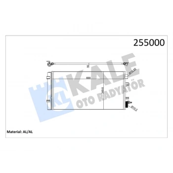 KLIMA RADYATORU MEGANE FLUENCE 09> MEGANE III 09> SCENIC III 09> 1.2TCe 1.5dCi 1.6 1.9dCi 2.0 MUSURL