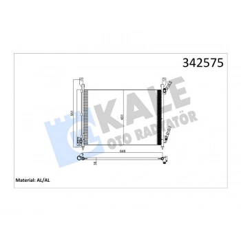 KONDENSER KOLEOS 2.0DCI (08+) AL AL
