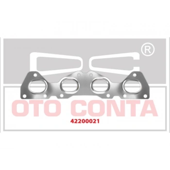 MANIFOLT CONTA EKSOZ CELIK P206 1.6 16V