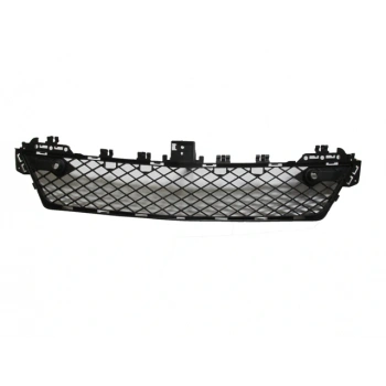 MERCEDES C CLASS- W204- 11/13; ÖN TAMPON PANJURU ORTA SENSÖR DELİKLİ (AVANTGARDE) SİYAH (TW)