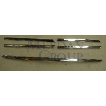 MERCEDES ML CLASS- W163- 98/05; ÖN PANJUR ÇITASI NİKELAJLI SET (5 PARÇA)