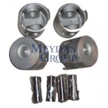 MITSUBISHI CANTER- FE635/659- 98/06; PİSTON SET 0.50 (4D32/34) 3.6/3.9cc ÇELİK(104.5X3X2X4)TIK
