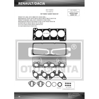MOTOR UST TAKIM CONTA R19 SKT KECELI E6J E7J