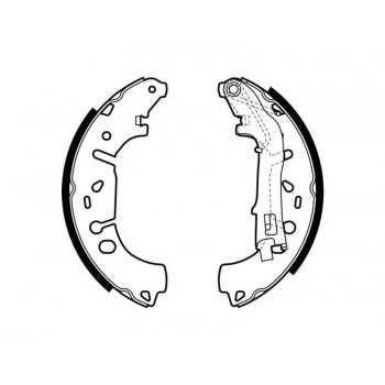 PABUCLU BALATA ARKA FIORINO 1.3D MULTIJET 1.4 08=> BIPPER NEMO 1.4 1.4HDI 08=>