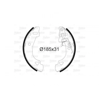 PABUCLU BALATA ARKA UNO 70 PANDA (95-04)