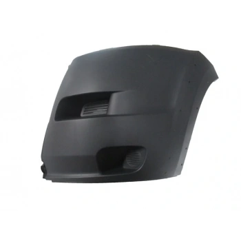 PEUGEOT BOXER- 07/13; ÖN TAMPON UCU SOL SİYAH (SİS DELİKSİZ/DODİK DELİKLİ)