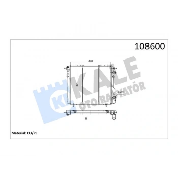 RADYATOR R19 1.4 GTD R19 1.6 KARBURATORLU 2 SIRA CU+PL