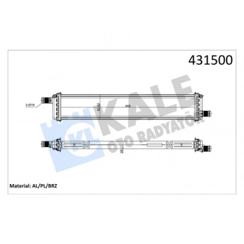 RADYATOR RENAULT CAPTUR CLIO V 1.5DCI ARA SOGUTUCU