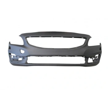 VOLVO S60- 13/18; ÖN TAMPON ASTARLI SİYAH/FAR YIKAMA DELİKLİ (TYG)