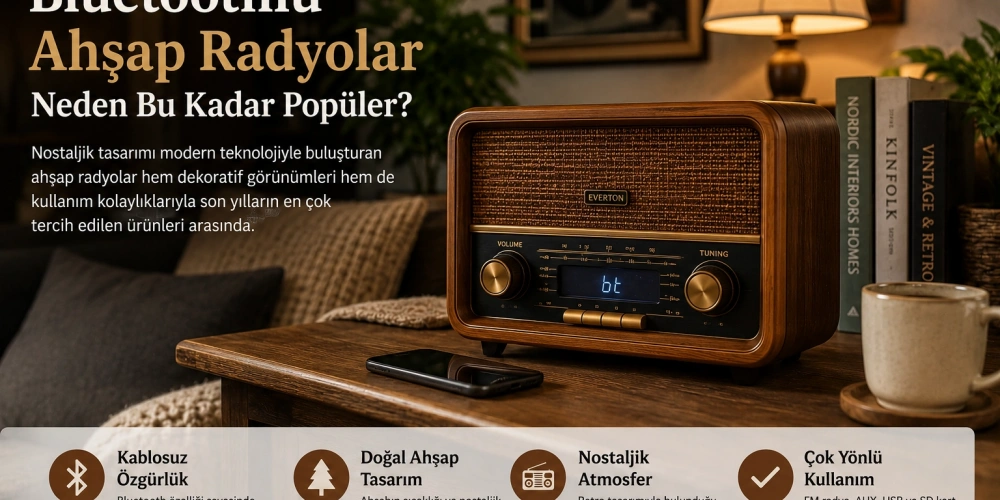 Bluetoothlu Ahşap Radyolar Neden Bu Kadar Popüler?