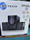 EMRTECH 2.1 Ses Sistemi Bluetooth FM Radyo Subwooferlı Toptan EMR 203