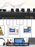 Profesyonel Yayıncı Mikrofon Seti Stüdyo Podcast Canlı Yayın Toptan
