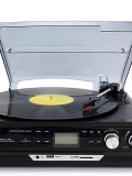 Knstar KN 37 Nostaljik Pikap Bluetoothlu Retro Plak Çalar Kaset USB SD Radyo Hoparlörlü Ahşap Müzik Seti