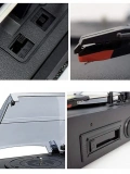 Knstar KN 37 Nostaljik Pikap Bluetoothlu Retro Plak Çalar Kaset USB SD Radyo Hoparlörlü Ahşap Müzik Seti