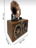 NNS NS-801BT Nostaljik Radyo Bluetooth Gramofon Tasarım Dekoratif Radyo Toptan