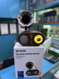 NNS NS-803BT Nostaljik Radyo Bluetooth Gramofon Tasarım Dekoratif Toptan