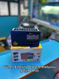 FP-276BT-S Güneş Enerjili Deprem Radyosu Bluetooth Şarjlı Pilli Acil Durum Radyo