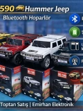 WS-590 Hummer SUV Araba Şeklinde Bluetooth Hoparlör Jeep Model Speaker