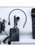 3’ü 1 Arada Profesyonel Kablosuz Mikrofon Seti – El + Headset + Yaka Mikrofon | Sahne, Sunum ve Video Çekim İçin