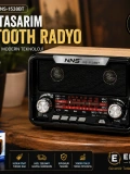 NNS NS-1538BT Taşınabilir Nostaljik Radyo Bluetooth Hoparlör Toptan