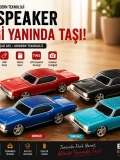 WS-620 Oto Tasarımlı Bluetooth Hoparlör Nostaljik Araba Speaker 4 Renk Toptan Satış
