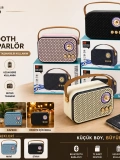 NNS M23 Retro Bluetooth Hoparlör Taşınabilir Kablosuz Speaker TF Kart Destekli