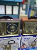 KNSTAR M-110BT Nostaljik Ahşap Radyo Bluetooth Kumandalı USB SD Toptan