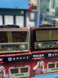 KNSTAR M-112BT Nostaljik Ahşap Radyo Bluetooth Kumandalı USB SD Toptan