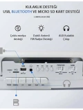 KNSTAR PX680 Şarjlı Nostaljik Kasetçalar Bluetooth – Retro Taşınabilir Kaset Çalar