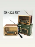 NNS NS-3315BT Taşınabilir Nostaljik Radyo Bluetooth Hoparlör Toptan