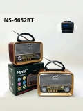 NNS NS-6652BT Taşınabilir Nostaljik Radyo Bluetooth Hoparlör Toptan