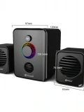 PC hoparlörü Bluetooth 2+1 USB ve jack girişli