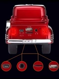 WS-558BT Klasik Pikap Kamyon Araba Şeklinde Bluetooth Hoparlör Retro