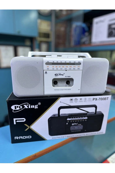KNSTAR PX700 Şarjlı Nostaljik Kasetçalar Bluetooth – Retro Taşınabilir Kaset Çalar