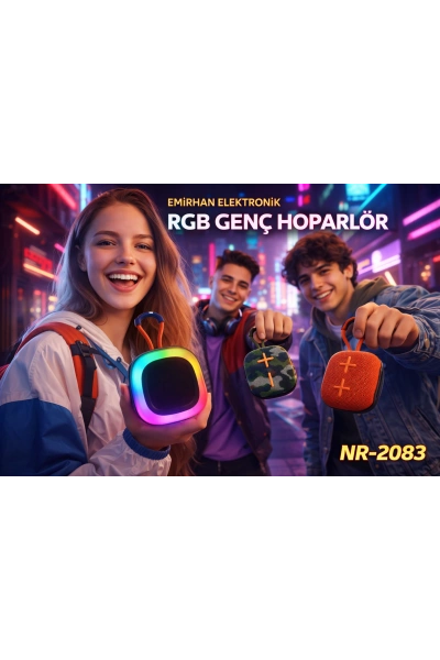 BS-31 RGB Işıklı Askılı Bluetooth Hoparlör Outdoor Taşınabilir Toptan