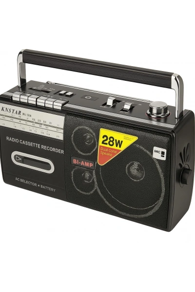 KNSTAR M70 BT Nostaljik Kasetçalar Bluetooth – Retro Kaset Çalar Radyo