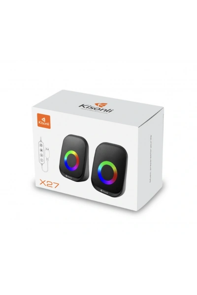 PC hoparlörü 1+1 Bluetoothlu USB girişli