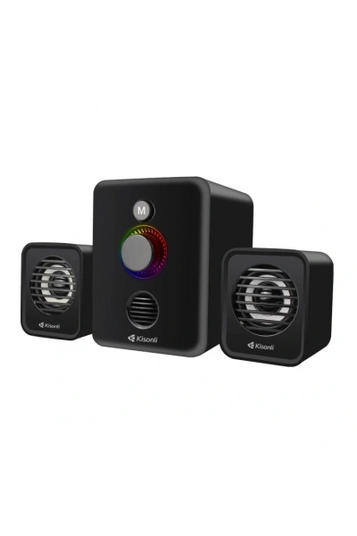 PC hoparlörü Bluetooth 2+1 USB ve jack girişli